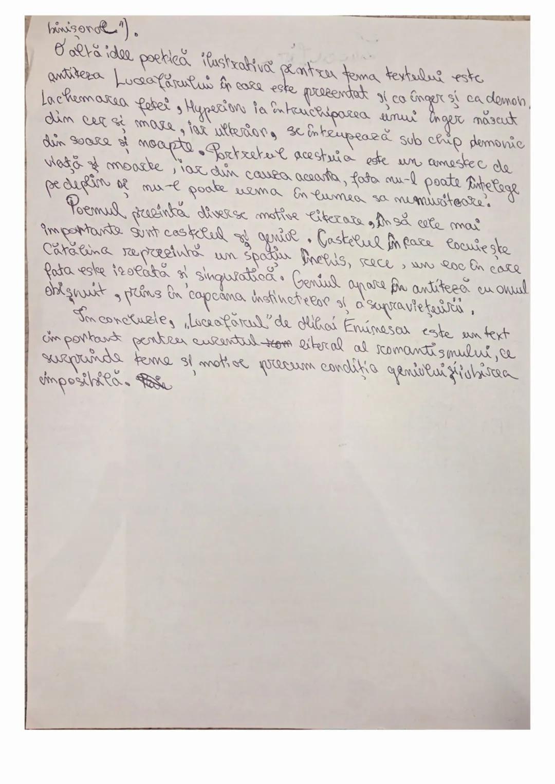 # Luceafărul
Poezia Luceafărue" de Mihai Eminescu a fost publicată în
1883 în revista Convorbiri likerare" si este o operă literară
importa