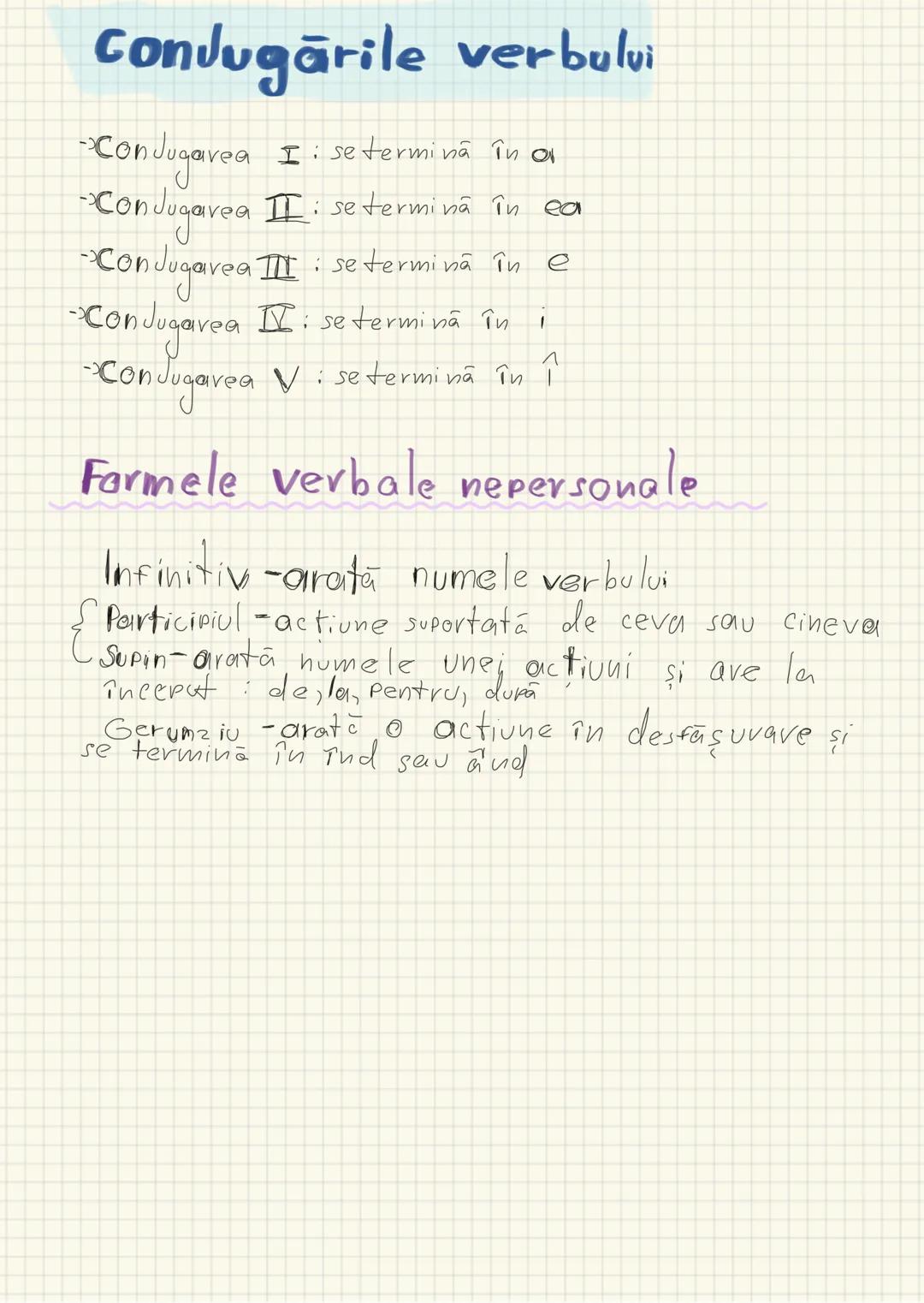 # Modurile verbului
Modul este forma pe care o ia verbul pentru a arata cum consideră
Povestitorul actiunea
1. Moduri personale-îndeplines