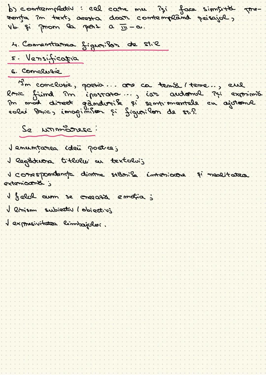 Subigetel 11
@Relatia dintre idera poetică
loace antistica
@Perspectiva marativa
Didascalule
Modalitat de caracten zare
Ρίκω ις # Relaţ