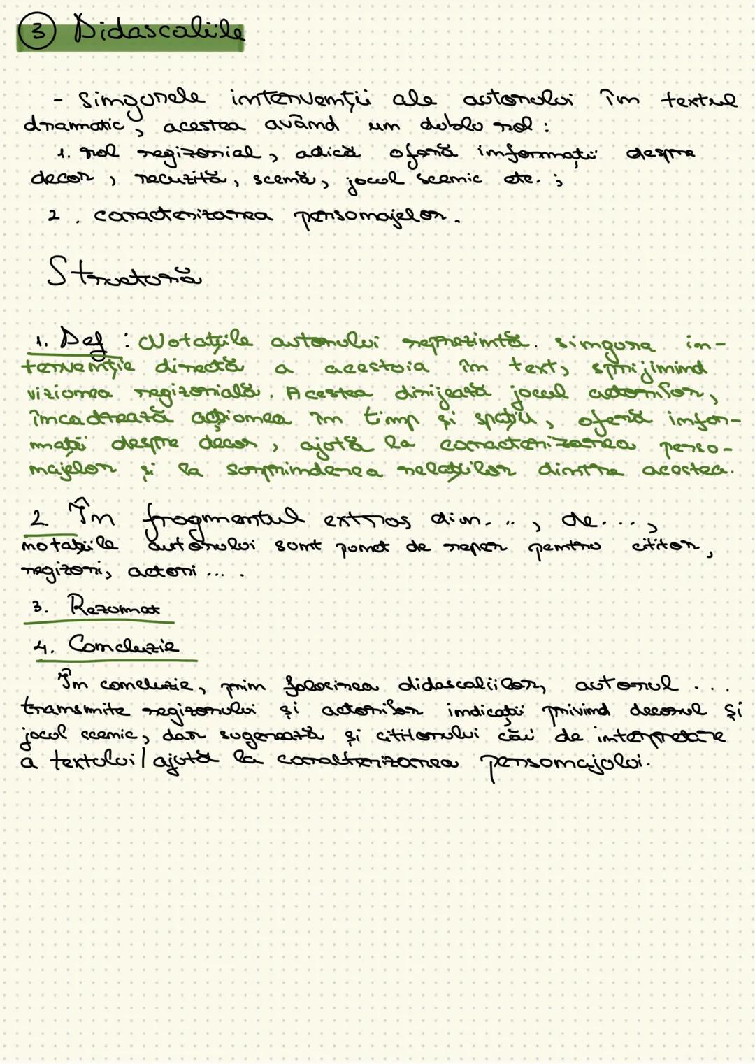 Subigetel 11
@Relatia dintre idera poetică
loace antistica
@Perspectiva marativa
Didascalule
Modalitat de caracten zare
Ρίκω ις # Relaţ