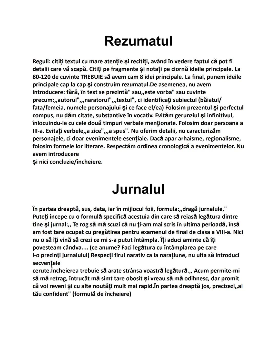 # Rezumatul
Reguli: citiți textul cu mare atenție și recitiți, având în vedere faptul că pot fi
detalii care vă scapă. Citiți pe fragmente