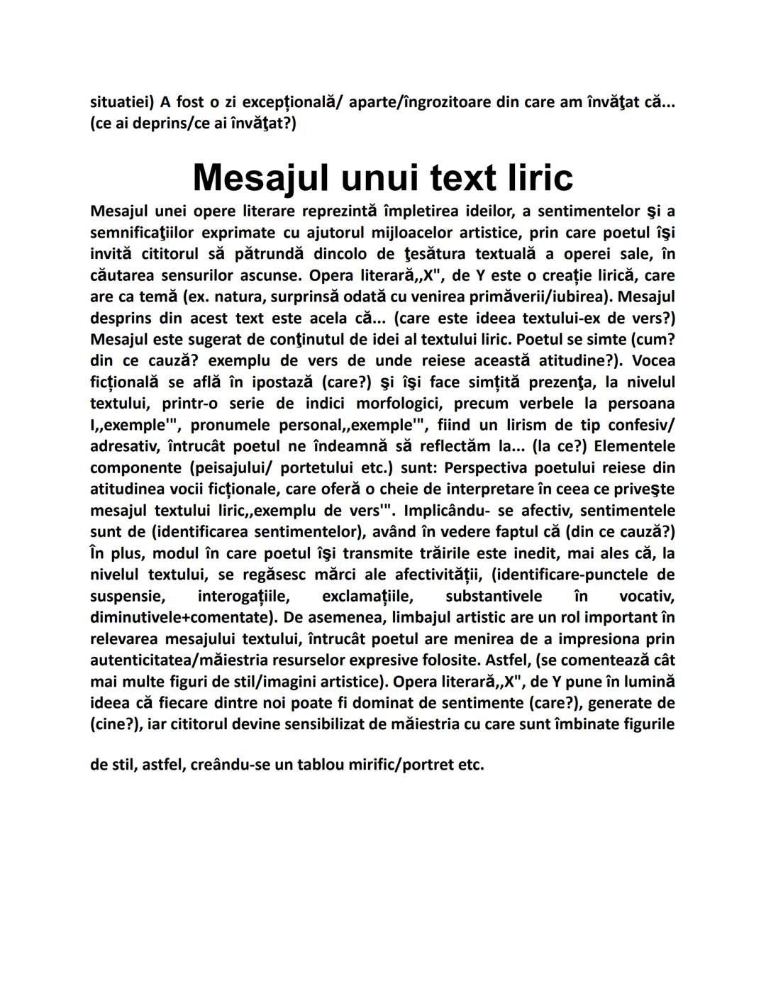 # Rezumatul
Reguli: citiți textul cu mare atenție și recitiți, având în vedere faptul că pot fi
detalii care vă scapă. Citiți pe fragmente