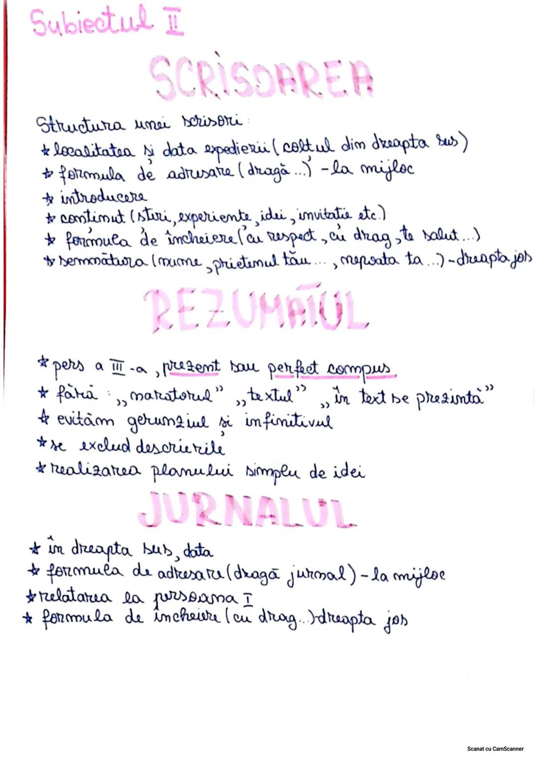 ~EN LRO~
Subiectul I
A.
(2)
(3)
pe baza textului
⑤
6
Tipare textuale
* Marativ (marator: Subiectiv (I) /sbiectiv (Ⅲ), personaje, actiume,