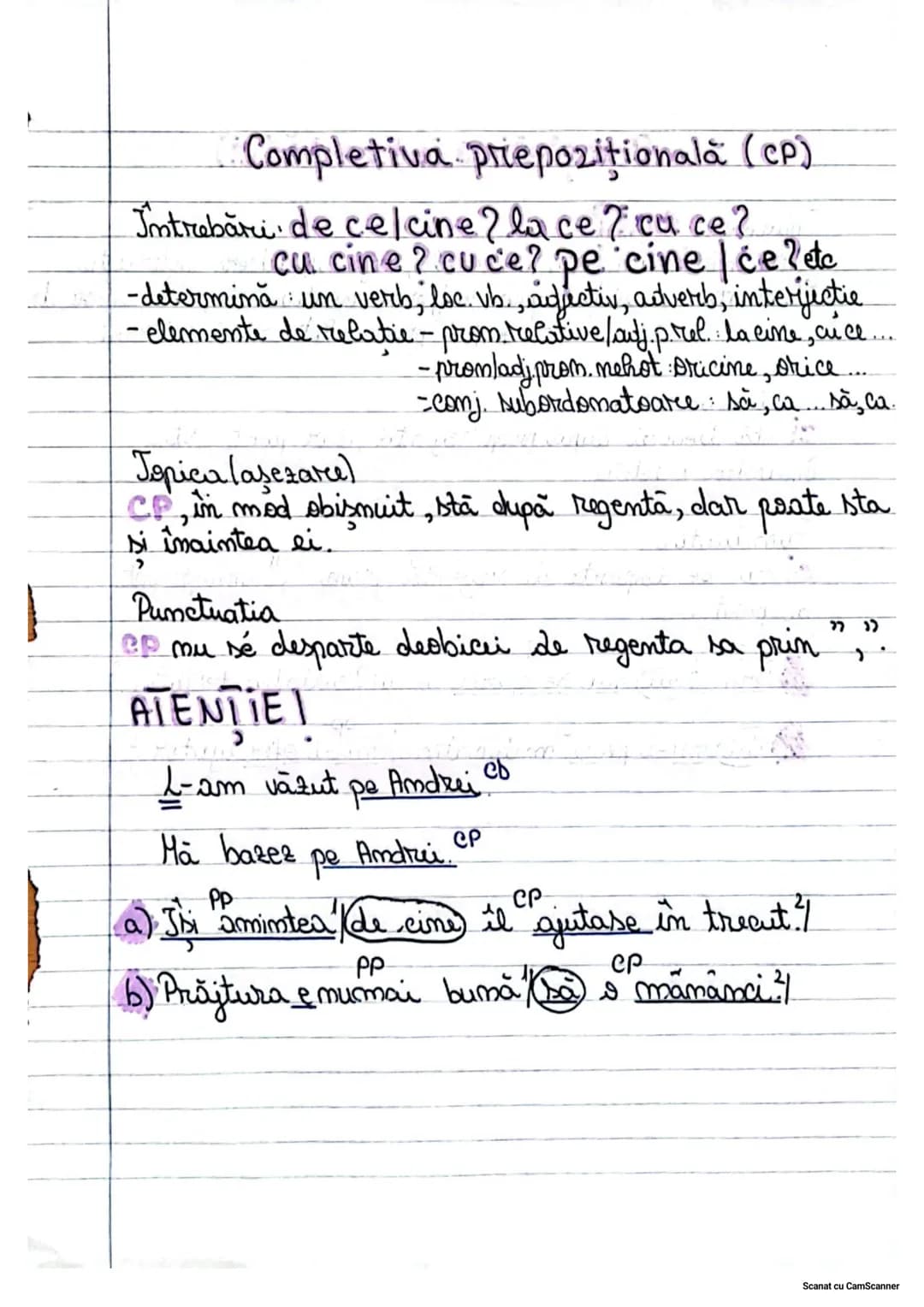 # Atributiva (AT)
Intrebări care? ce fel de?
-determină un subst, promume, numeral.
Elemente de relaţie: - prom/adj. prom. relative care, c