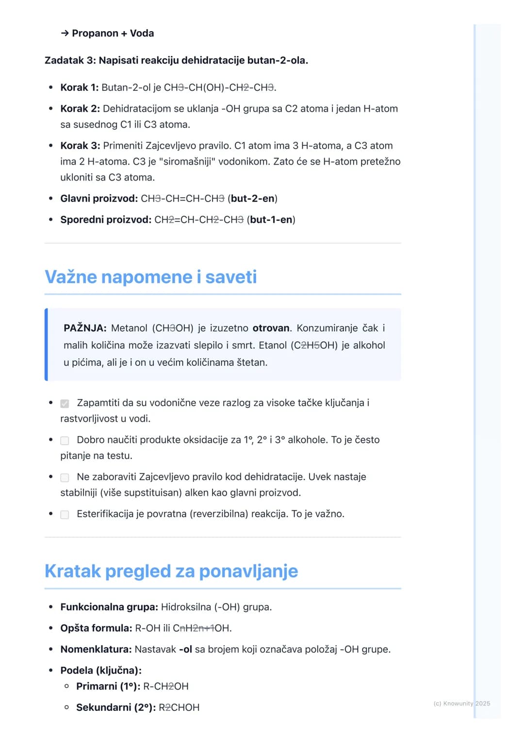 # Alkoholi
Uvod u alkohole
Alkoholi su organska jedinjenja koja sadrže jednu ili više hidroksilnih (-OH)
grupa vezanih za zasićen ugljenik