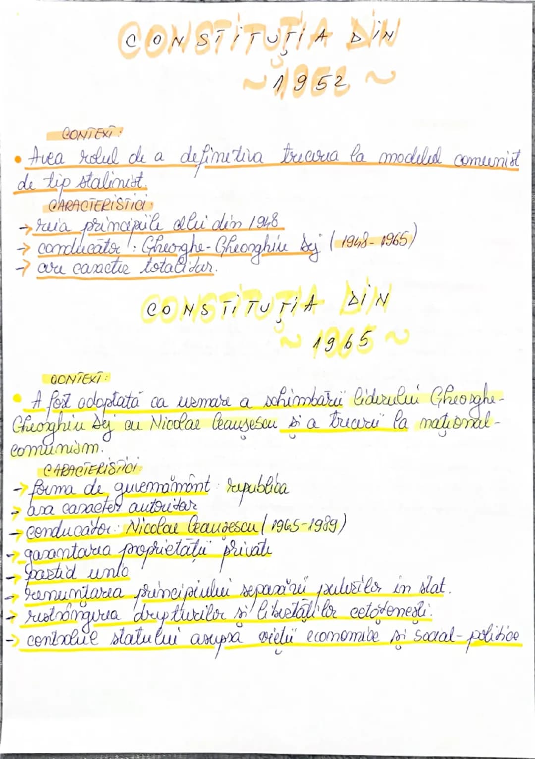 # CONSTITUŢIILE DIN ROMÂNIA
INTRODUCERE: Aprecierile asupra modului de quiermare a u-
mei matiuni asupra regimului politie nu pot fi facute