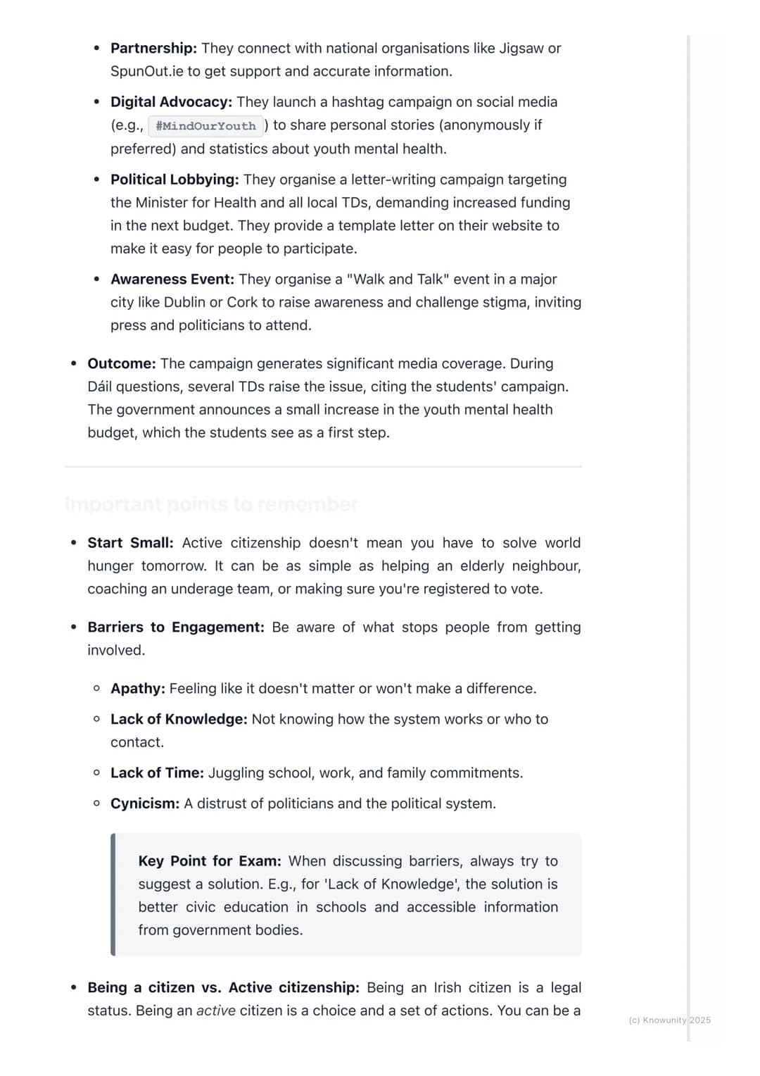 # Civic Engagement and Active
Citizenship
An introduction to civic engagement
Civic engagement is basically about being an active particip