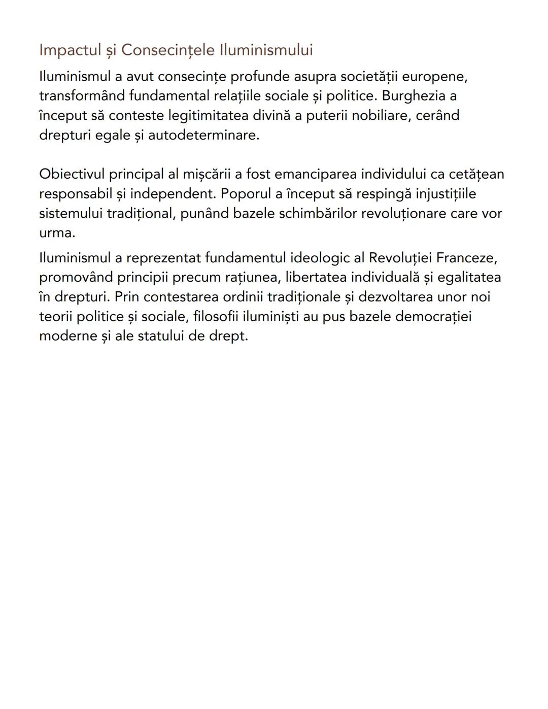 # Iluminismul și Originile Revoluției
Franceze
Contextul Istoric al lluminismului
Iluminismul a apărut într-un context specific, caracteri