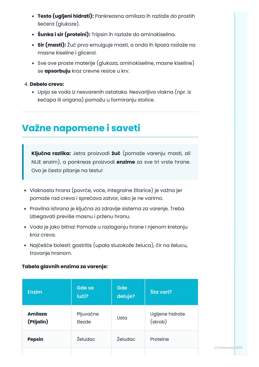 # Sistem za varenje
## Uvod u sistem za varenje
Sistem za varenje je grupa organa koji zajedno rade da bi razložili hranu
koju jedemo na m