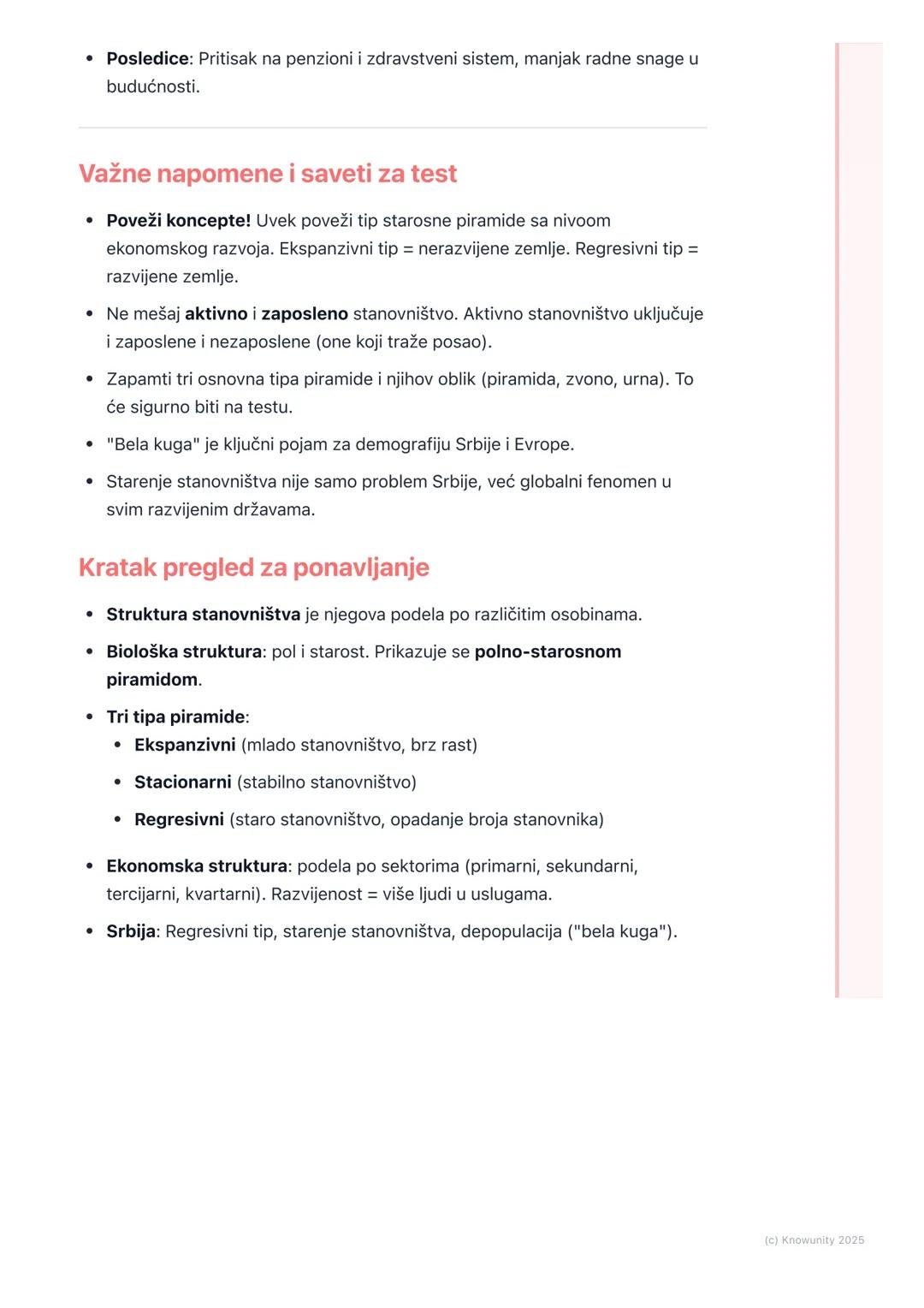 # Struktura stanovništva
Uvod u strukturu stanovništva
Struktura stanovništva nam pokazuje od čega se sastoji stanovništvo neke
teritorije