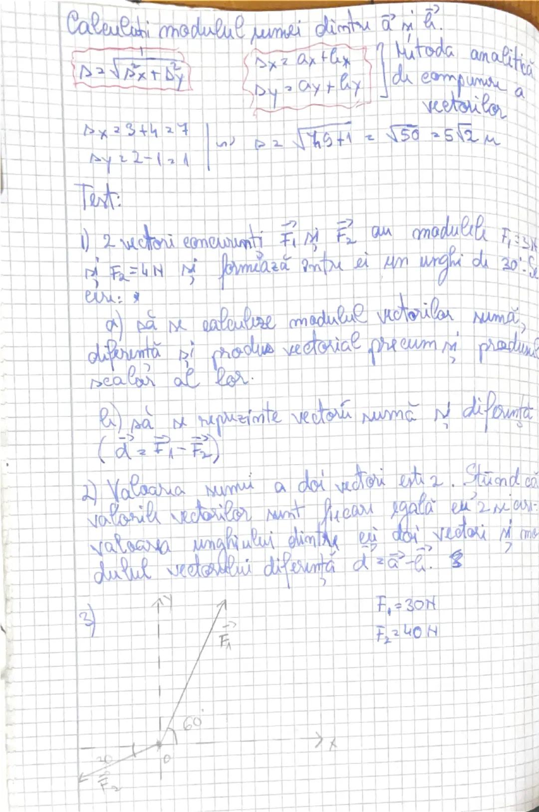 # 25.08.2024
# Expresia analitică a unui vector
- este următoarea:
$ \vec{a} = a_x \vec{i} + a_y \vec{j} $
$ a_x, a_y \rightarrow $ proiecți
