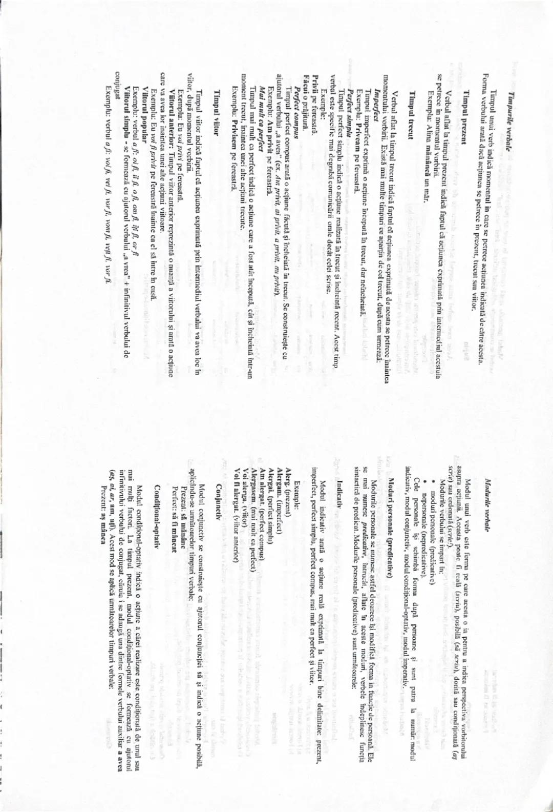 # ROMÂNĂ 1
Limba română - Morfologia 1
Booklet
Verbul desemnează acțiuni, stări, existenţa; de el depind cele mai multe elemente
ale unul