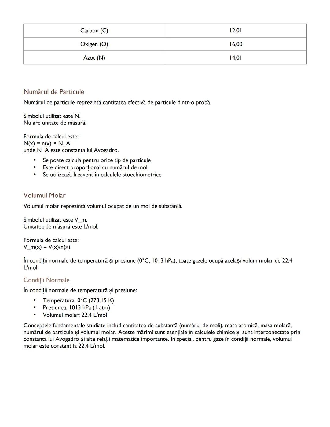 # Cantitatea de Substanță și Concepte Fundamentale
în Chimie
Cantitatea de Substanță (Număr de Moli)
Cantitatea de substanță este o măsură