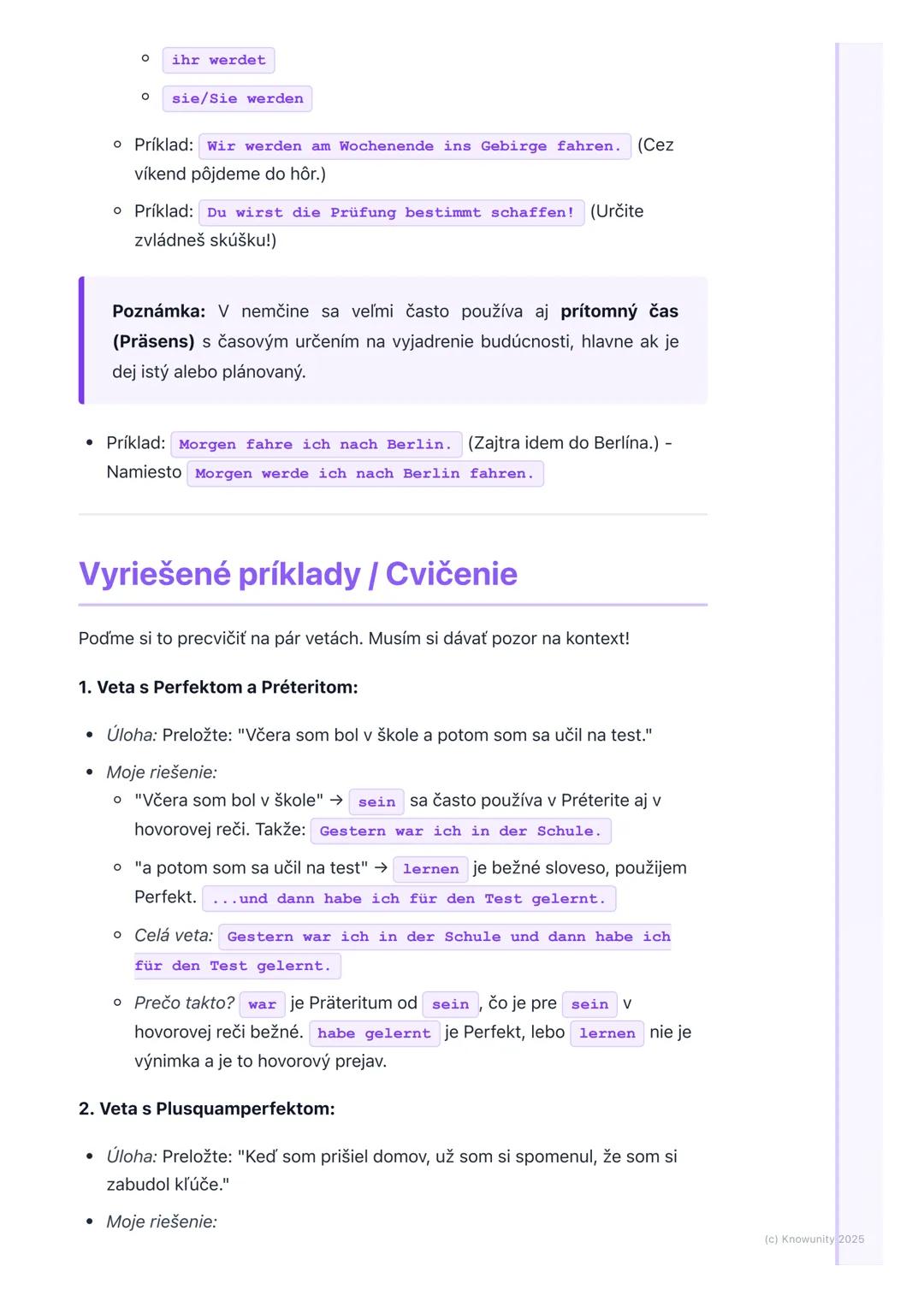 # Slovesné časy
Prehľad / Úvod
Ahojte! Dnes sa pozrieme na nemecké slovesné časy, čo je dosť dôležité, aby
sme vedeli správne rozprávať a