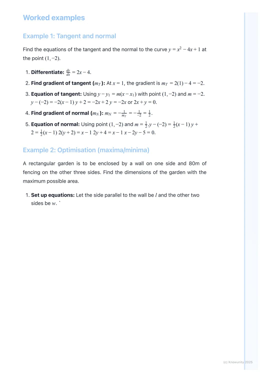 # Applications of Differentiation
An overview of applications
Differentiation isn't just about finding the derivative of a function. It's
