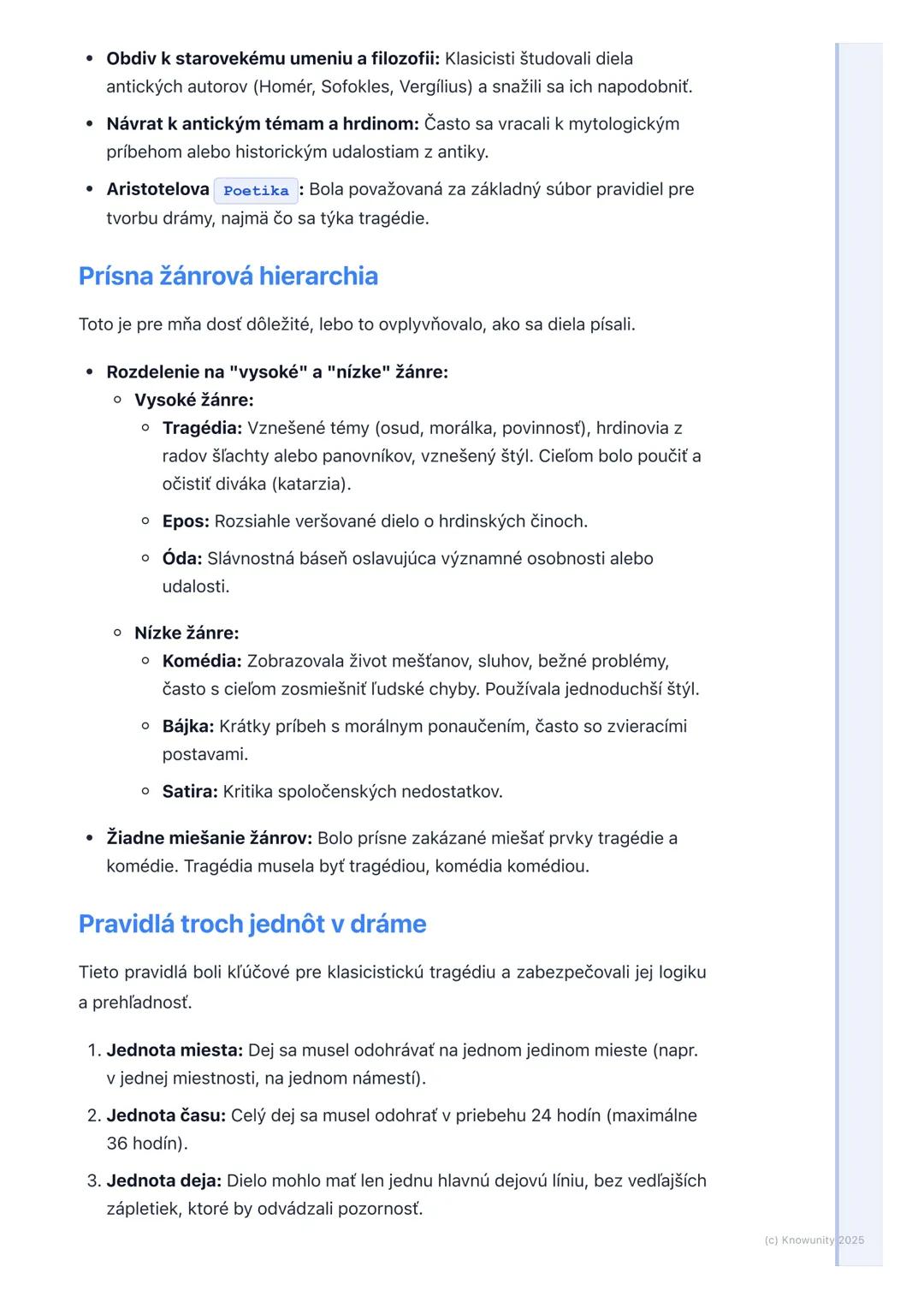 # Charakteristika klasicizmu
## 1. Úvod do klasicizmu
Klasicizmus je rozsiahly umelecký a literárny smer, ktorý sa objavil v 17. storočí
v