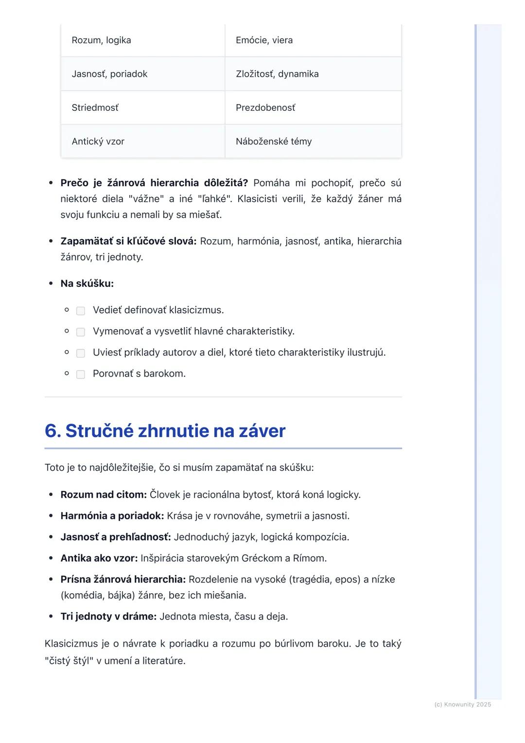 # Charakteristika klasicizmu
## 1. Úvod do klasicizmu
Klasicizmus je rozsiahly umelecký a literárny smer, ktorý sa objavil v 17. storočí
v