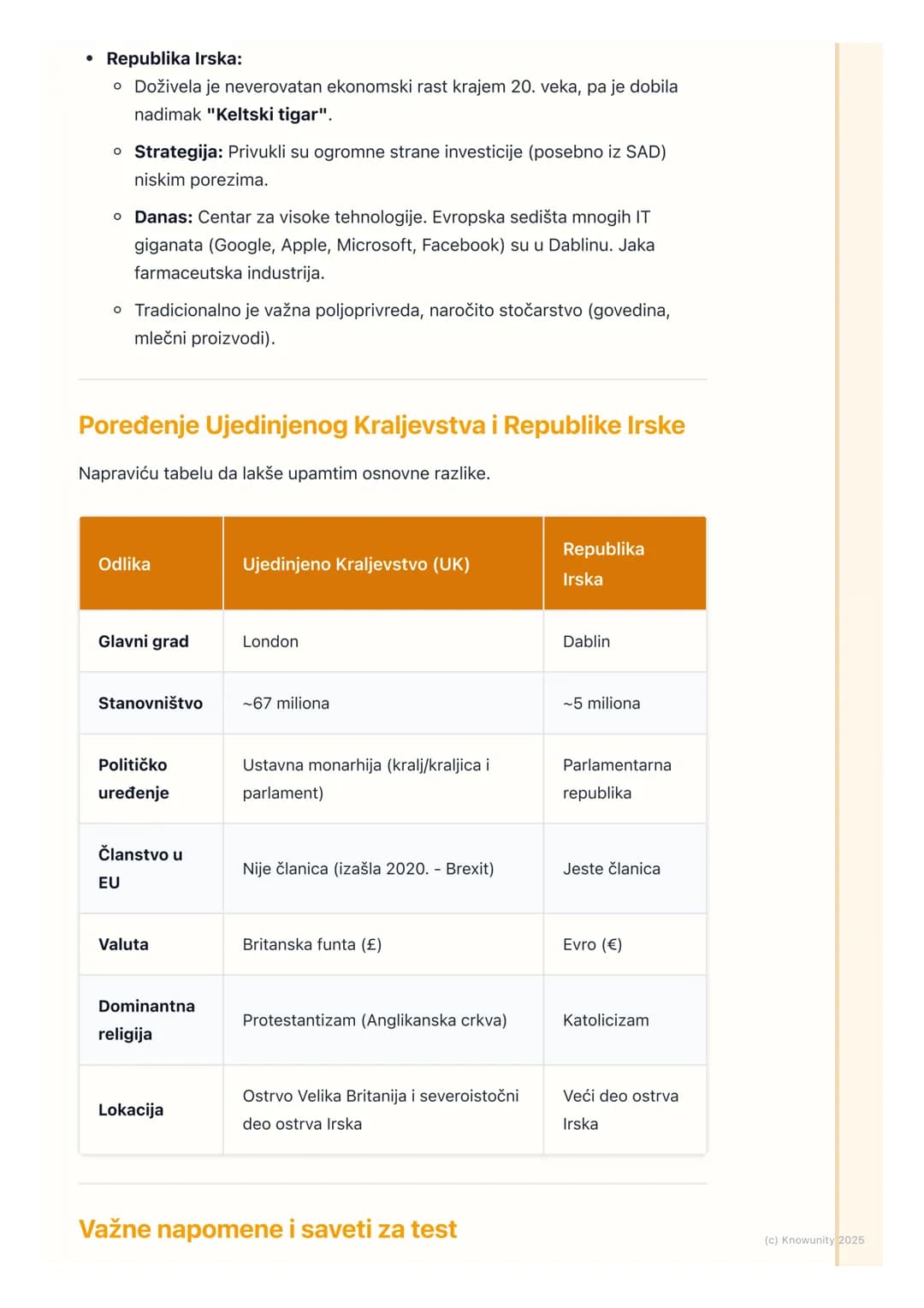 # Geografija Ujedinjenog
Kraljevstva i Irske
Uvodni pregled
Ujedinjeno Kraljevstvo i Irska su ostrvske države na krajnjem zapadu Evrope.
N