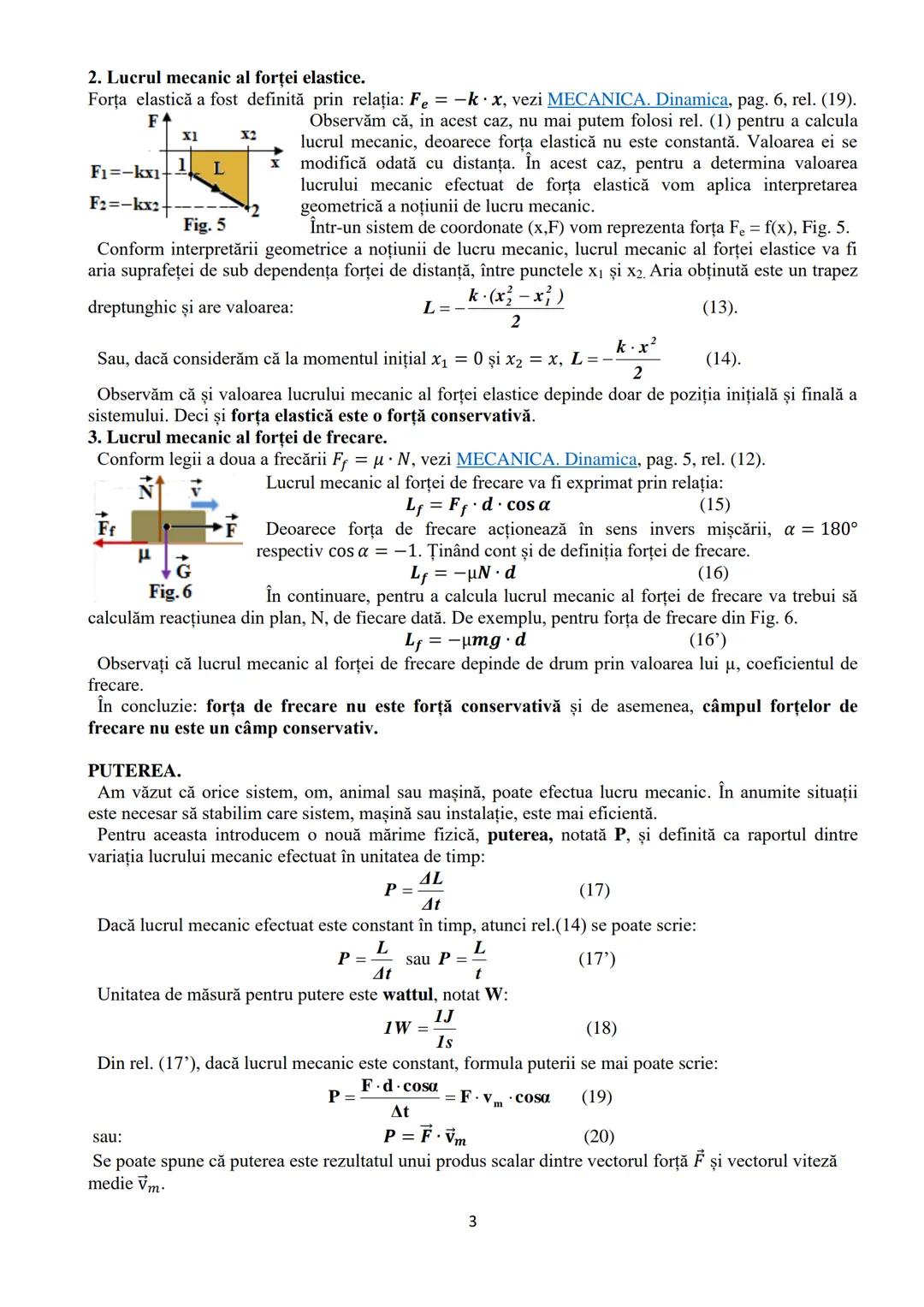 # a) dacă $\alpha \in (0, \frac{\pi}{2})$, $cos \alpha > 0$, iar $L > 0$. În acest caz lucrul mecanic $L$ se numește lucru mecanic motor, ia