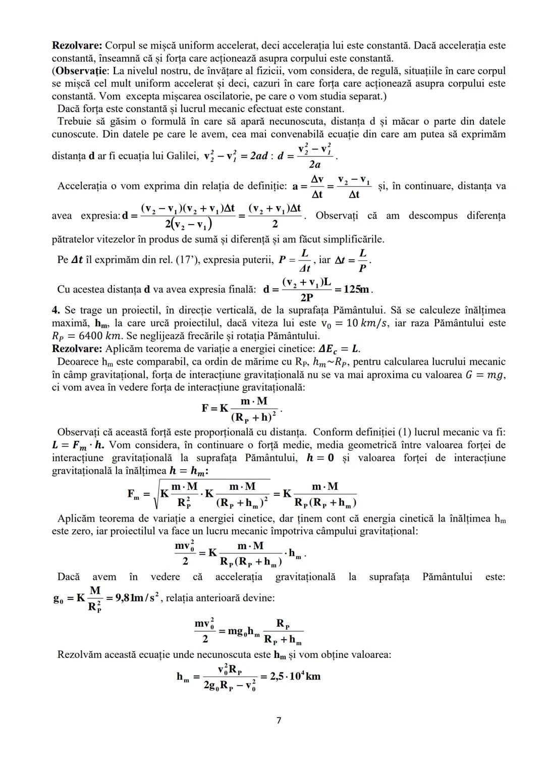 # a) dacă $\alpha \in (0, \frac{\pi}{2})$, $cos \alpha > 0$, iar $L > 0$. În acest caz lucrul mecanic $L$ se numește lucru mecanic motor, ia