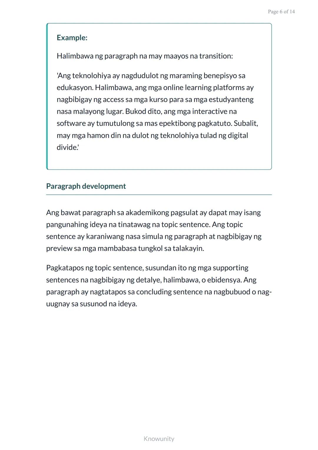 # Pag-unawa sa Akademikong Diskurso: Katangian ng Akademikong Pagsulat
Pag-aaral ng mga katangian at elemento ng akademikong pagsulat
## M