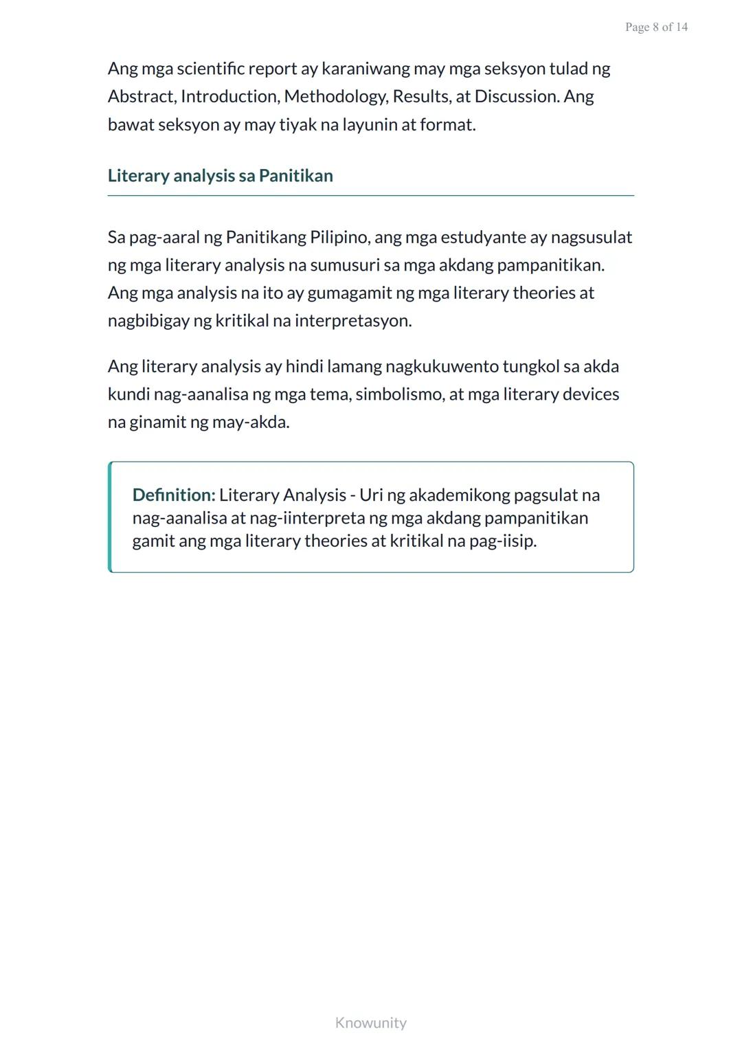 # Pag-unawa sa Akademikong Diskurso: Katangian ng Akademikong Pagsulat
Pag-aaral ng mga katangian at elemento ng akademikong pagsulat
## M