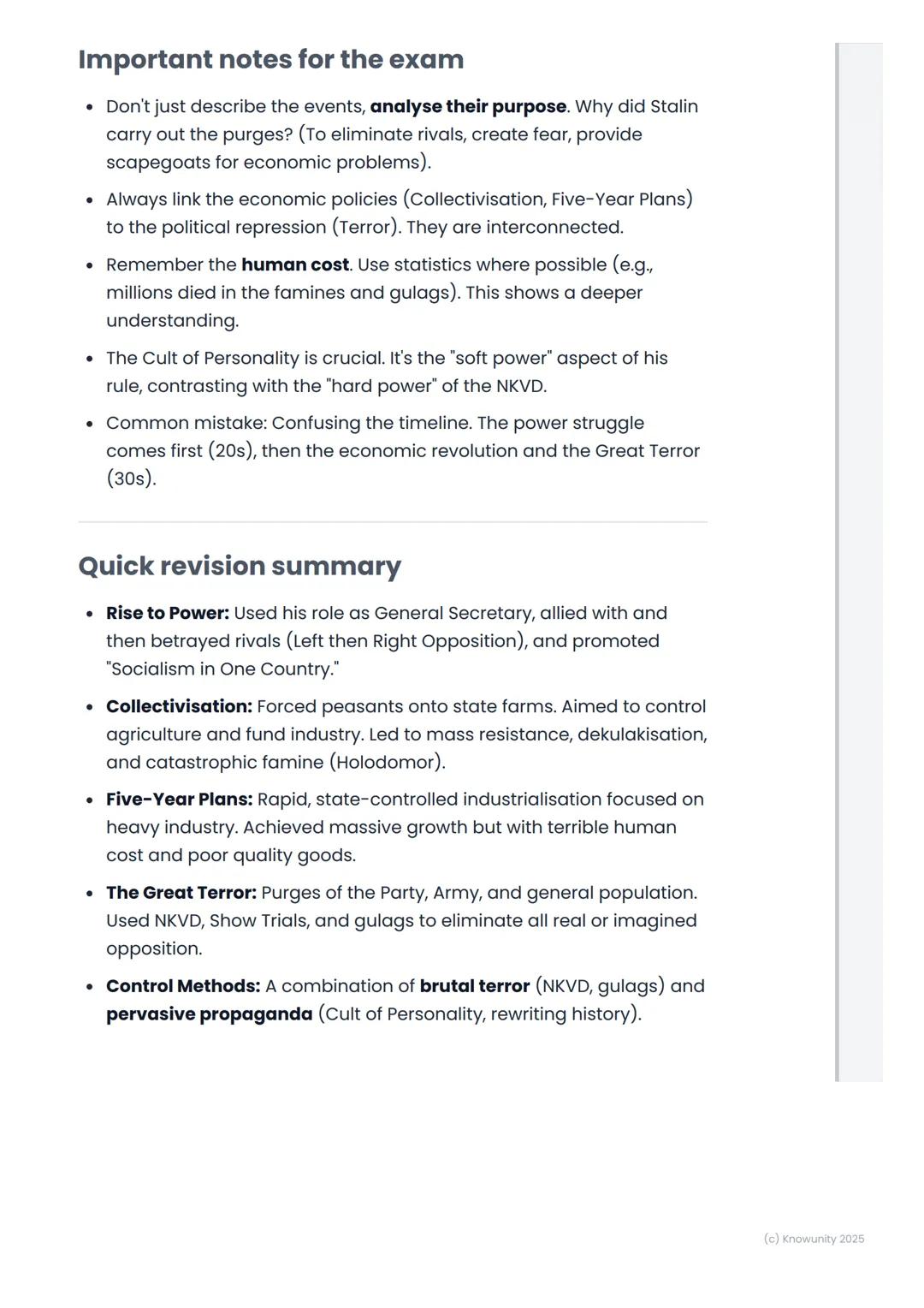 # Stalin's Russia
An overview of Stalin's Russia
After Lenin's death in 1924, a power struggle began for control of the
Soviet Union. Jose