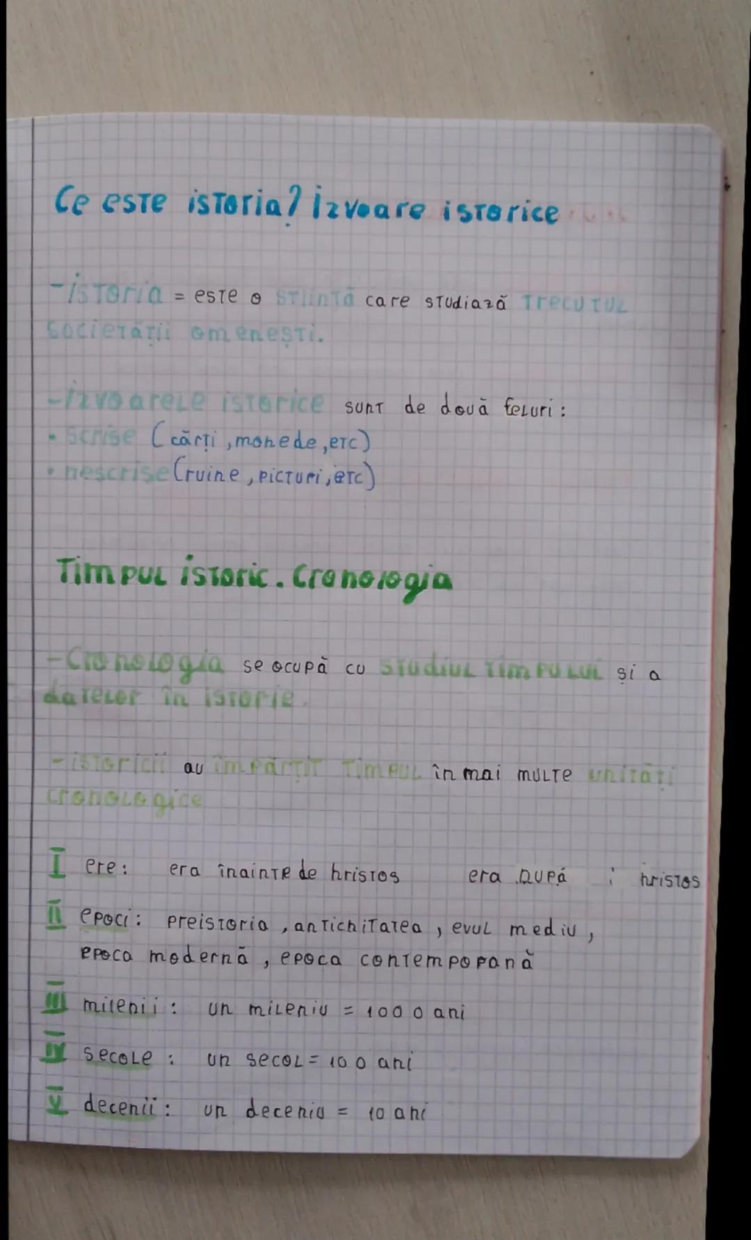 Istorie ( izvoare istorice ce este istoria)