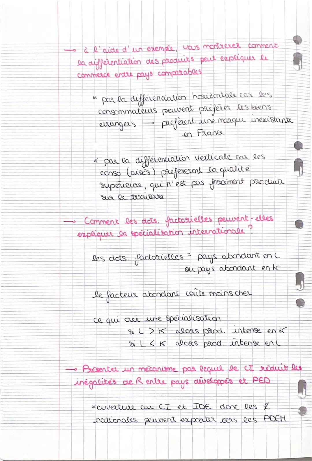 - EC1
- CHAP 2
- → Prisenter deux arguments justifiant le protectionnisme
industries anciennes
(Aextile)
- α le P peut être utilise par p