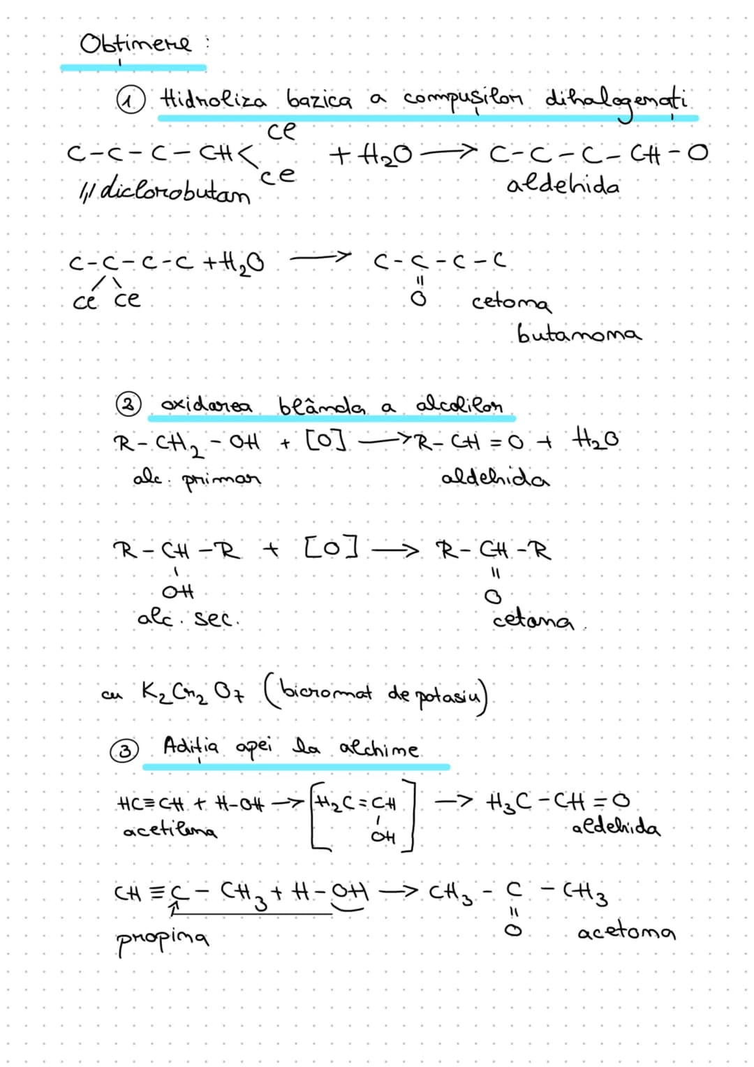 # Compuși canbomilici
- comtim gruparea $>C=O$
H
\ C = 0
/ R
aldehidă
R
\ C = 0
/ H
cetomă
- formulă generală: $Cmtlam O$
CH₂O metanal