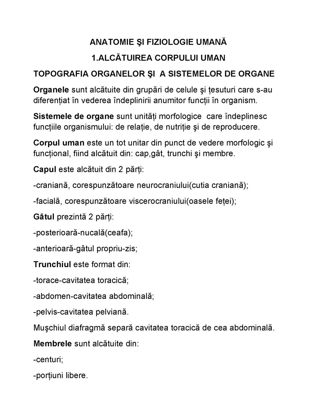 Teorie-Biologie-Bacalaureat