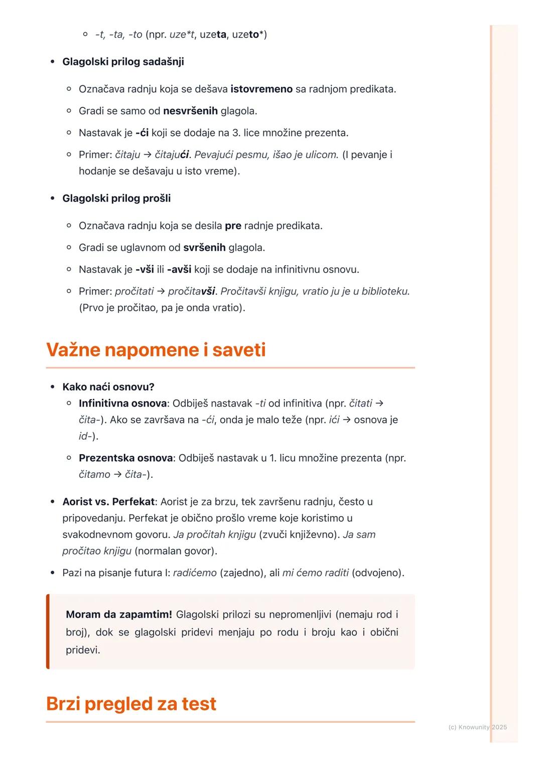 # Glagoli
Uvod u glagole
Glagoli su promenljive reči koje označavaju radnju, stanje ili zbivanje. Oni su
najvažniji deo rečenice, jer bez