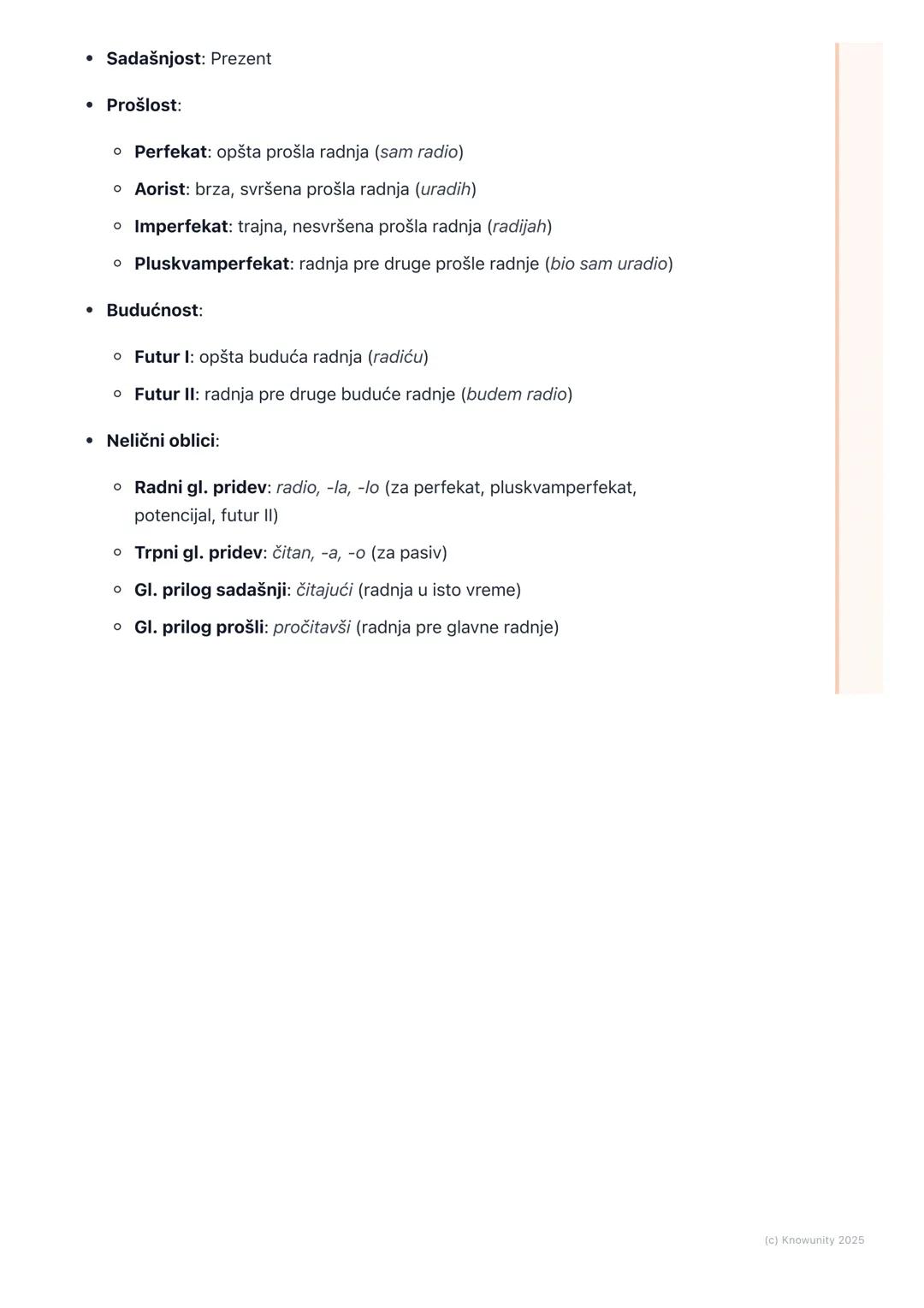 # Glagoli
Uvod u glagole
Glagoli su promenljive reči koje označavaju radnju, stanje ili zbivanje. Oni su
najvažniji deo rečenice, jer bez