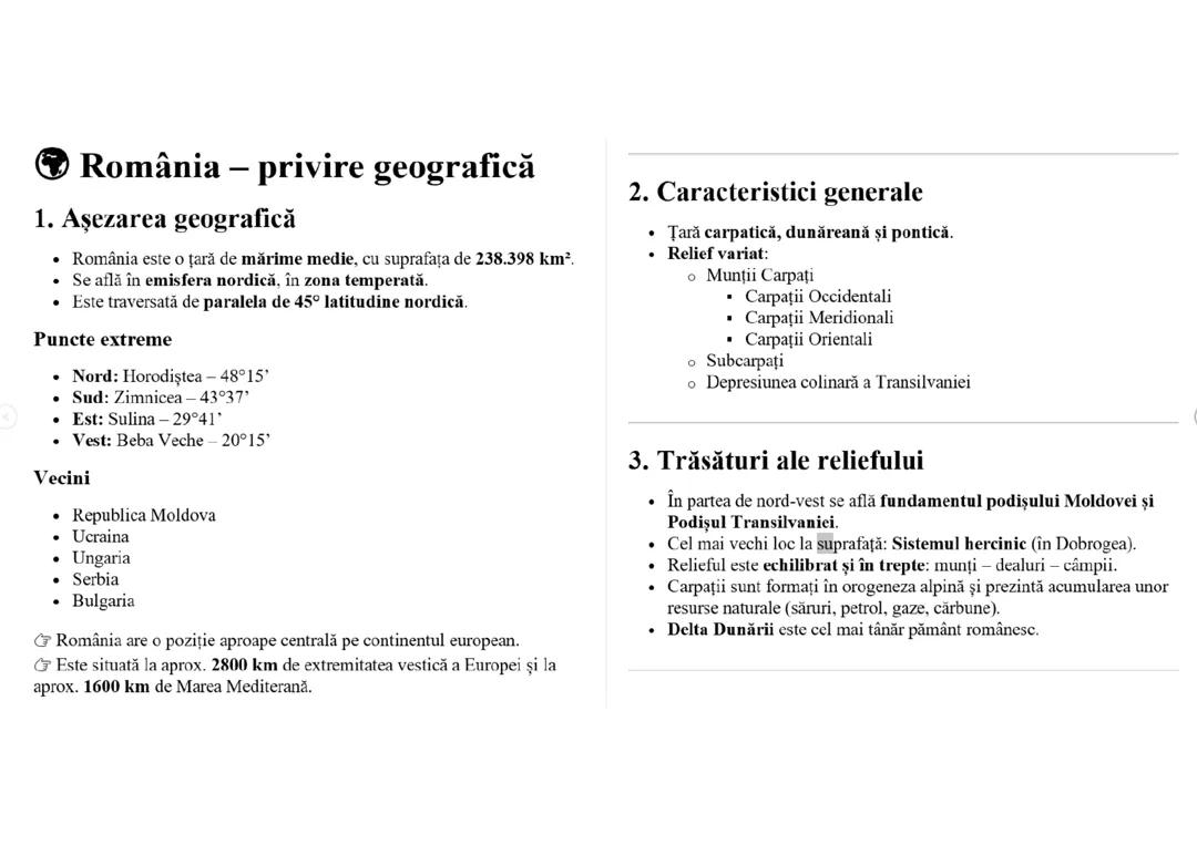 romania asezare geografica