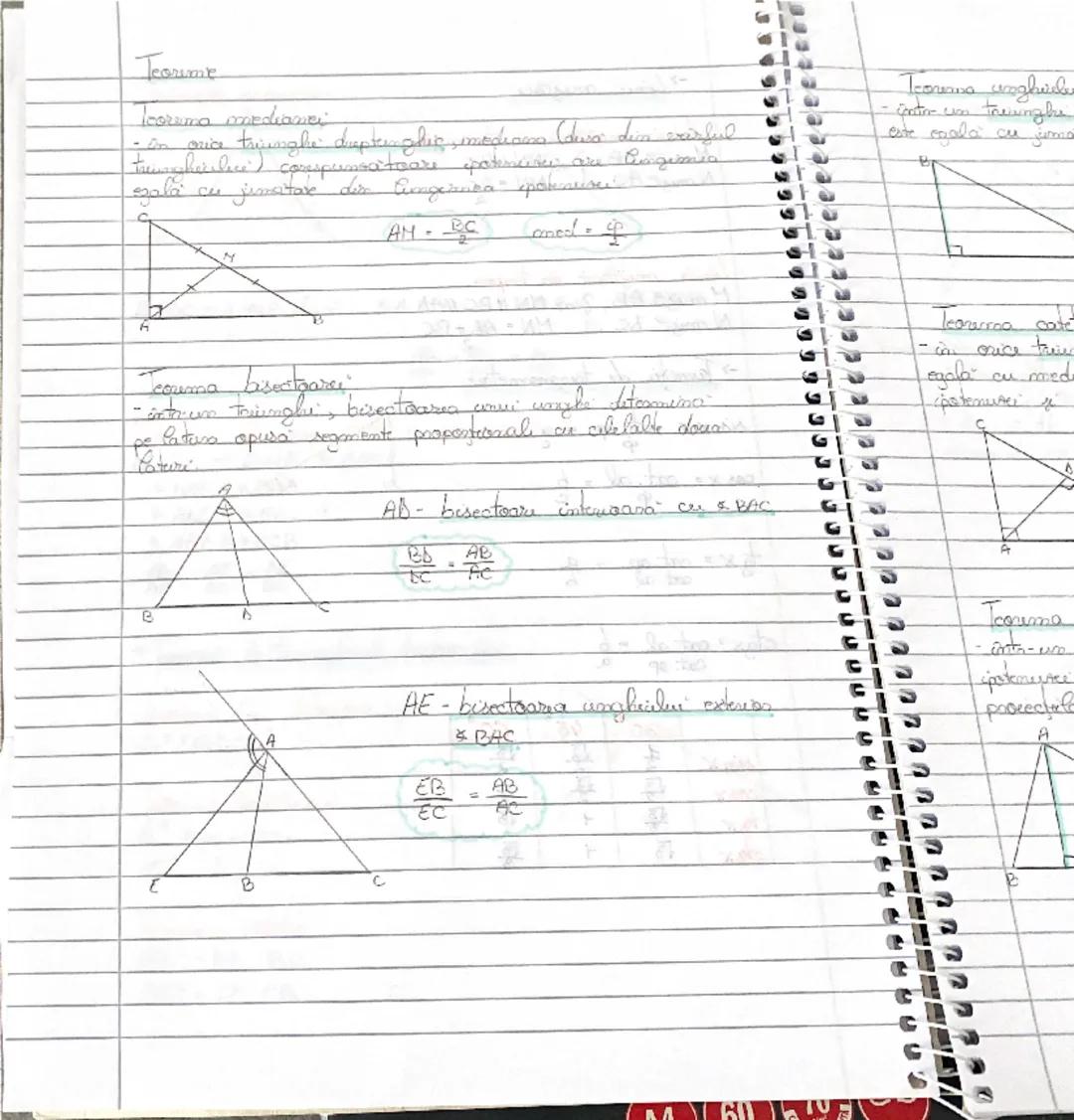 # Teorema
Teorema medianas:
- em um triângulo, as medianas (linhas que unem vértice
à metade do lado oposto) se encontram num único ponto
c