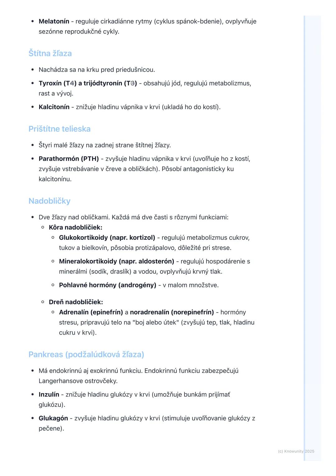 # Hormonálna sústava
1. Prehľad hormonálnej sústavy
Hormonálna sústava, alebo endokrinná sústava, je jeden z dvoch hlavných
regulačných sy