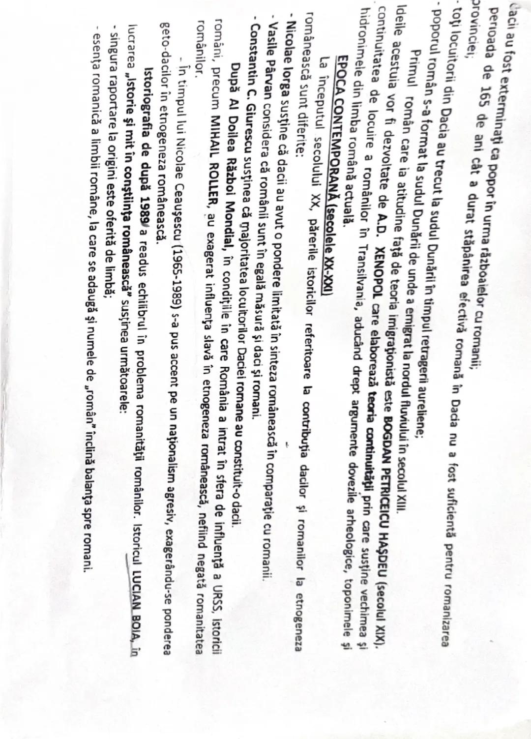 --- OCR Start ---
TEMA 1-ROMANITATEA ROMÂNILOR ÎN VIZIUNEA ISTORICILOR
În urma războaielor daco-romane (101-102, 105-106) cea mai mare parte