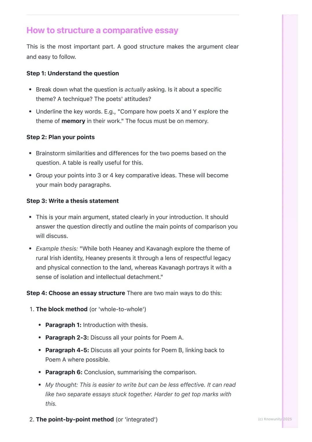 # Comparative Analysis of
Poems
Introduction to comparative analysis
This is about looking at two or more poems side-by-side and analysing
