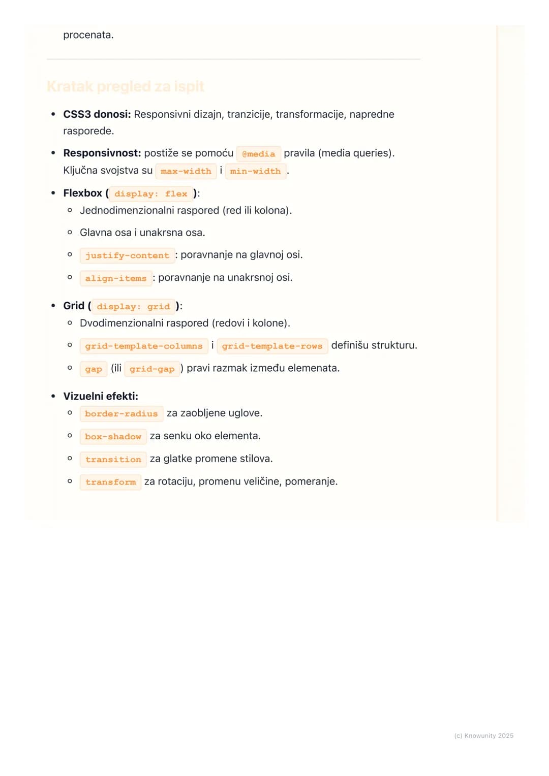 # CSS3 - Stil i raspored
Uvod u CSS3 stil i raspored
CSS3 je najnovija verzija CSS-a (Cascading Style Sheets) i donosi mnogo
novih mogućno