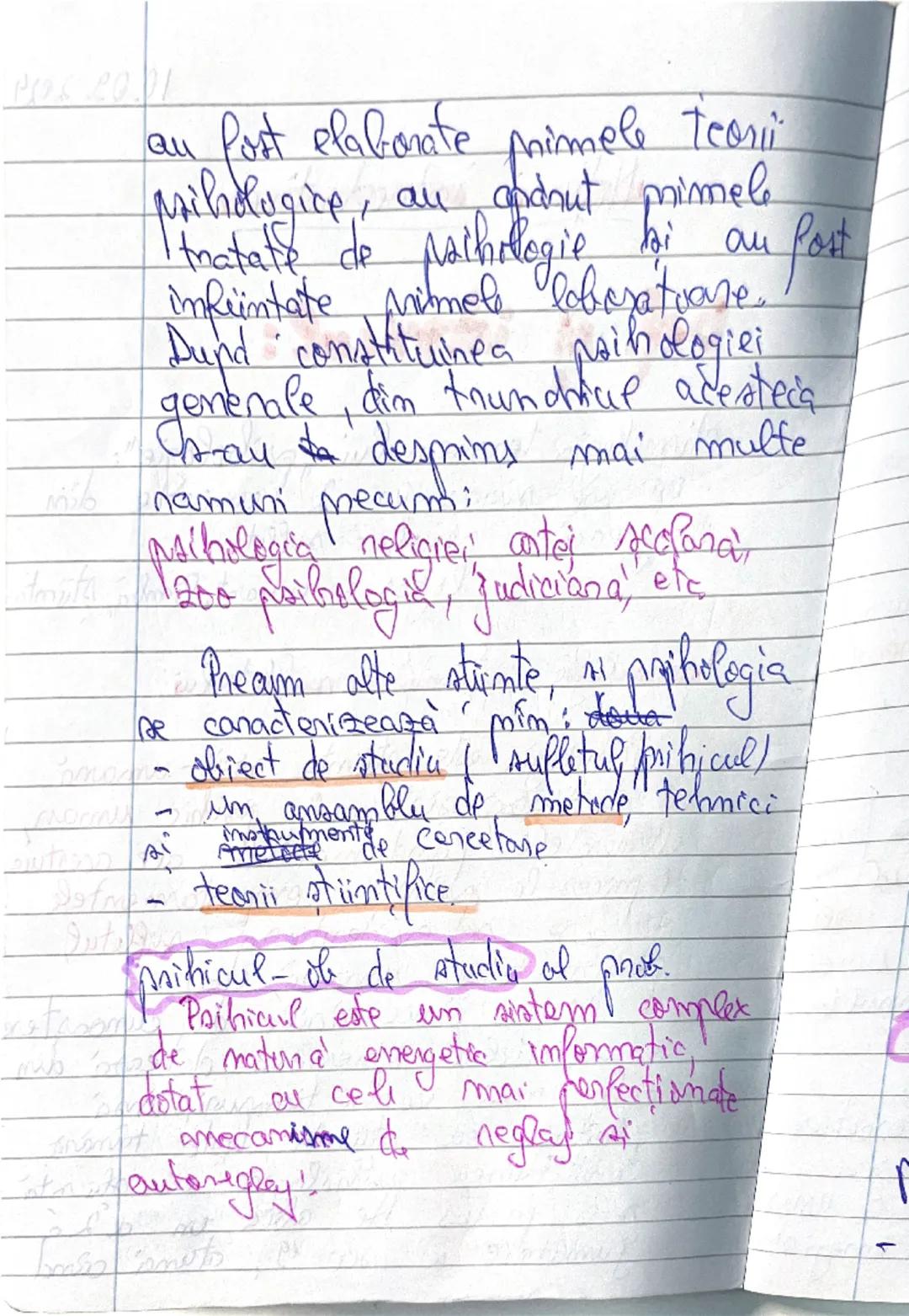 --- OCR Start ---
Nofiumi introductive
Def. ss istoricul:
10.09.2024
etimologia termenului psihologie":
-OST sursa on 2 dim
ll. greacă: psyc