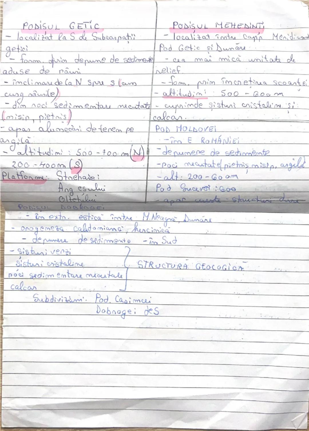 --- OCR Start ---
Geogra
Formares
Muntil - imcretinea scoaster terestre of
RO
- vulcanism!
Subcarpatii încretinea Scoantei terestre
dealuril