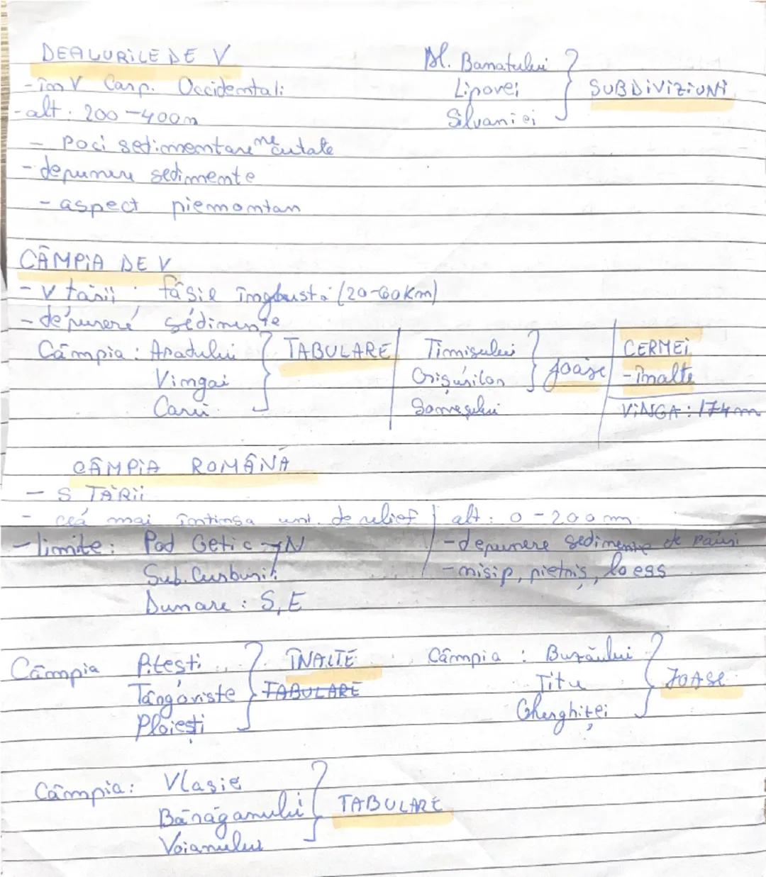 --- OCR Start ---
Geogra
Formares
Muntil - imcretinea scoaster terestre of
RO
- vulcanism!
Subcarpatii încretinea Scoantei terestre
dealuril